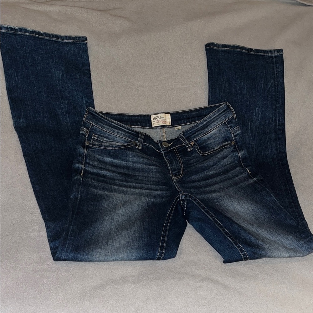 BKE Payton Women's Dark Blue Boot Cut Jeans